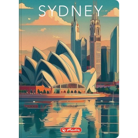 Brulion Retro City A5 96k. 70g krata Herlitz (400196840)