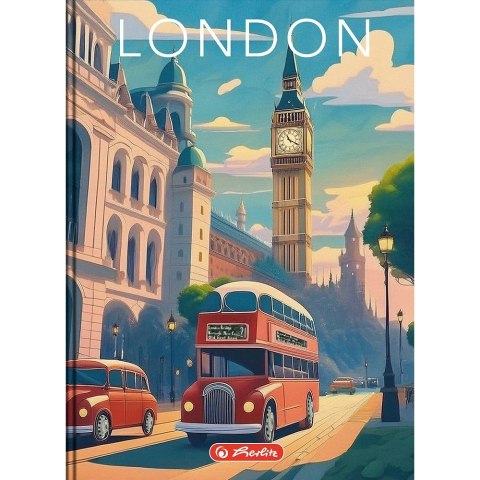 Brulion Retro City B5 160k. 70g krata Herlitz (400196853)