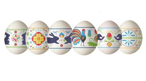 Dekoracja jajek Owijki regionalne (6 szt.) Arpex (SW4114)