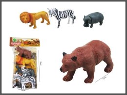 Figurka Hipo Zwierzęta dzikie 4 szt 12-14cm (H13808)