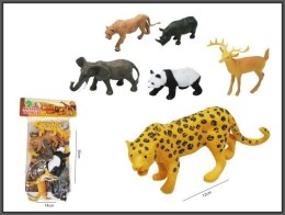 Figurka Hipo Zwierzęta dzikie 6 szt 9-12 cm (H13806)