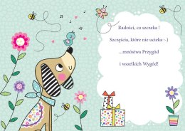 Kartka składana Henry pies-WIOSNA A5 (5905701485826)