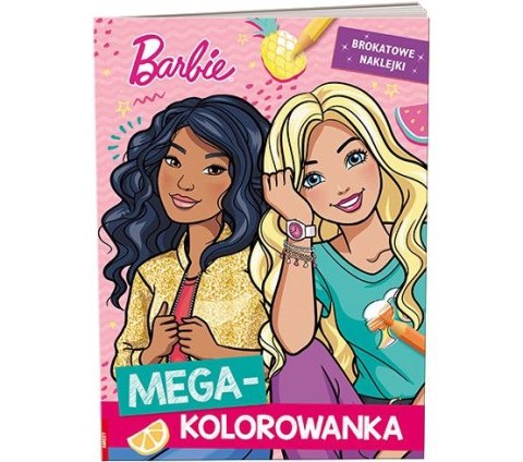 Książka dla dzieci Ameet Barbie™. Megakolorowanka. Brokatowe naklejki (KOLB 1101) Książka dla dzieci Ameet Barbie™. Megakolorowanka. Brokatowe naklejki (KOLB 1101)