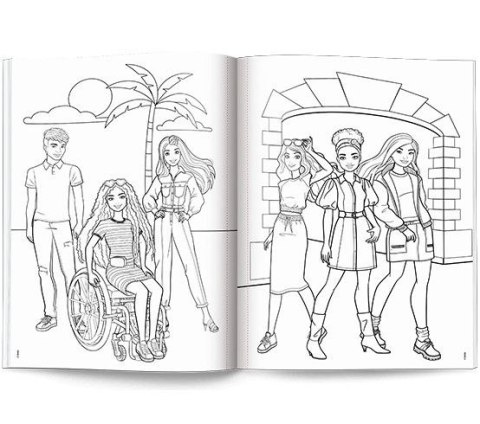 Książka dla dzieci Ameet Barbie™. Megakolorowanka. Brokatowe naklejki (KOLB 1101) Książka dla dzieci Ameet Barbie™. Megakolorowanka. Brokatowe naklejki (KOLB 1101)