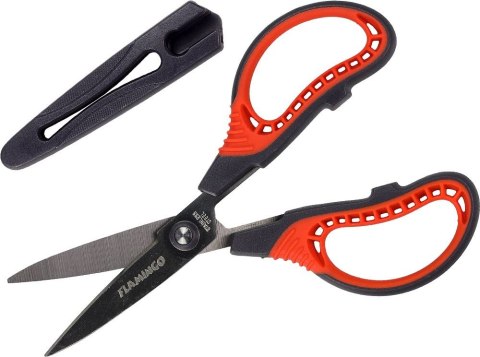 Nożyczki z zatyczką na ostrzu 19cm Flamingo (SH058.02XA)