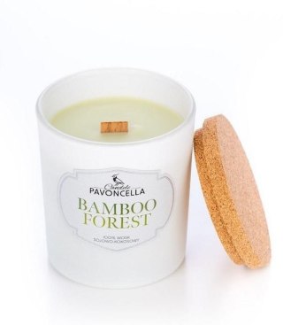 Świeczka ozdobna Classico Bamboo Forest biała 135 g Pavoncella (5905711530110)