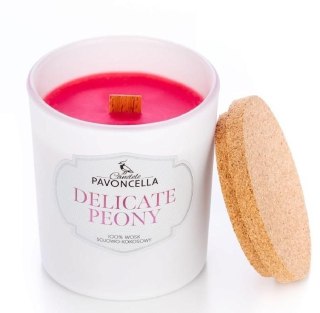 Świeczka ozdobna Classico Delicate Peony biała 135 g Pavoncella (5905711530141)