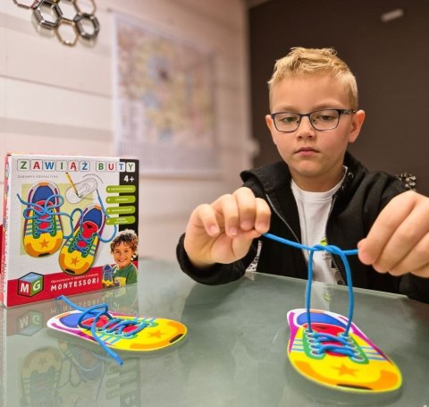 Zabawka kreatywna Multigra MONTESSORI -ZABAWKA EDUKACYJNA ZAWIĄŻ BUTY Zabawka kreatywna Multigra MONTESSORI -ZABAWKA EDUKACYJNA ZAWIĄŻ BUTY