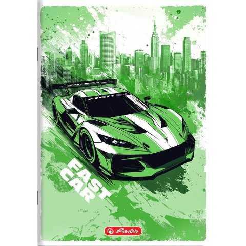Zeszyt Fast Car A5 32k. 70g krata Herlitz (400196836)