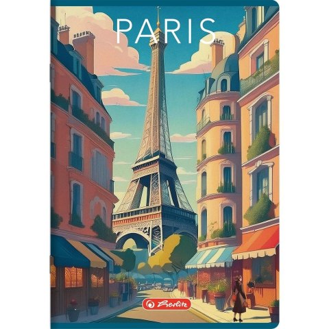 Zeszyt Retro City A5 60k. 70g linia Herlitz (400196846)