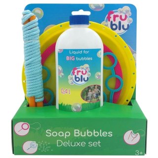 Bańki mydlane Fru Blu Zestaw DELUXE + płyn 400 ml Tm Toys (DKF0487)