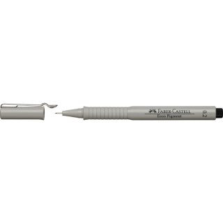 Cienkopis kreślarski Ecco Pigment wkład czarny 0,2mm 1kol. Faber Castell (FC166299)