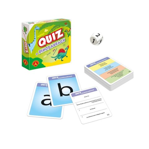 Gra edukacyjna Alexander QUIZ O DINOZAURACH Gra edukacyjna Alexander QUIZ O DINOZAURACH