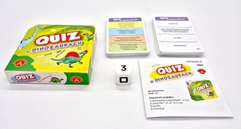 Gra edukacyjna Alexander QUIZ O DINOZAURACH Gra edukacyjna Alexander QUIZ O DINOZAURACH