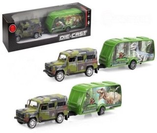 Samochód terenowy z przyczepą do transportu dinozaurów Norimpex (NO-2001122)