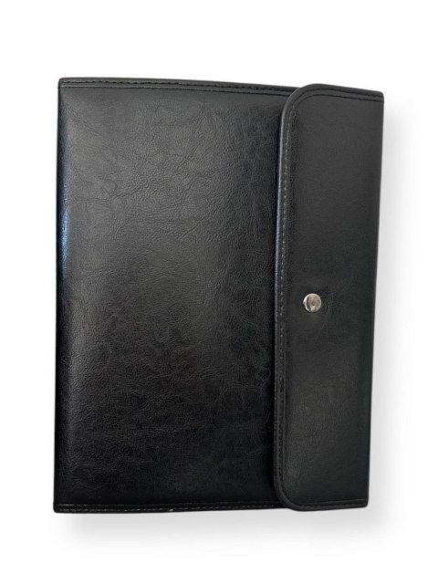 Teczka konferencyjna Typ B A4 czarny ekoskóra Majewski Ryszard (TKFB)