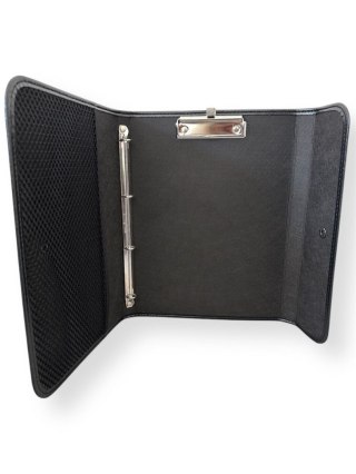 Teczka konferencyjna Typ B A4 czarny ekoskóra Majewski Ryszard (TKFB)