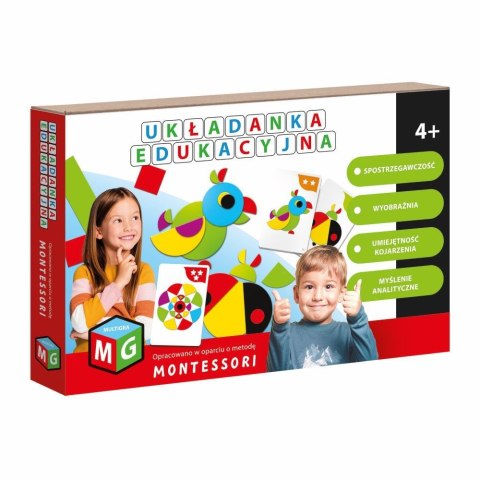 Zabawka kreatywna Multigra MONTESSORI - papuga Zabawka kreatywna Multigra MONTESSORI - papuga