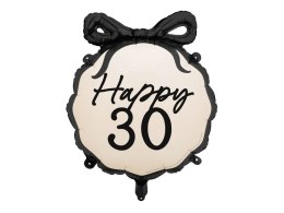 Balon foliowy pastylka Happy 30, 47,5x45 cm 18cal Partydeco (FB266-30)