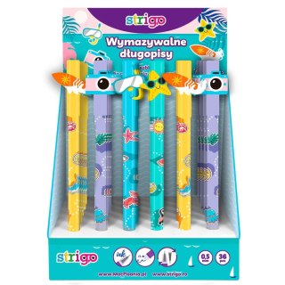 Długopis HOLIDAYS 5902315577589 wkład niebieski 0,5mm Strigo (SSC195)