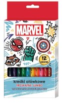 Kredki ołówkowe Avengers trójkątne 12 kol. Beniamin