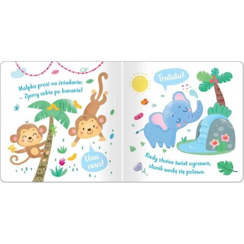 Książka dla dzieci W zoo. Posłuchaj zwierząt. Książeczka z dźwiękami Książka dla dzieci W zoo. Posłuchaj zwierząt. Książeczka z dźwiękami
