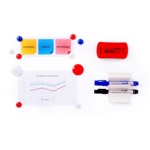 Tablica magnetyczna rama aluminiowa [mm:] 2000x1000 Memoboards (TM2010ALC)