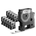 Taśma Dymo D1 9mm x 7m biała/czarny nadruk