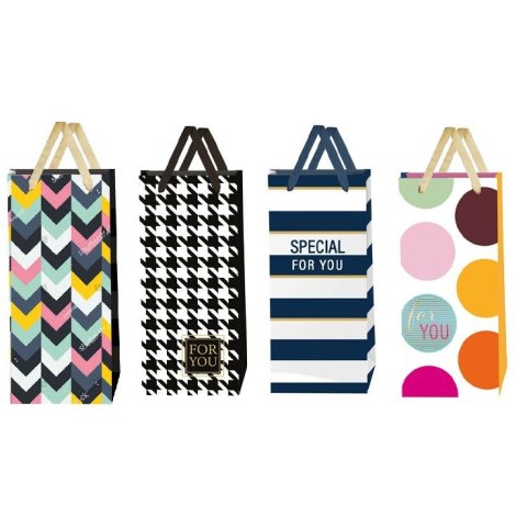 Torba prezentowa mix wzorów [mm:] 120x350x 95 Beniamin (4864)