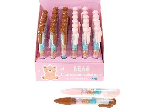 Długopis z misiami wkład niebieski Adar (615274)