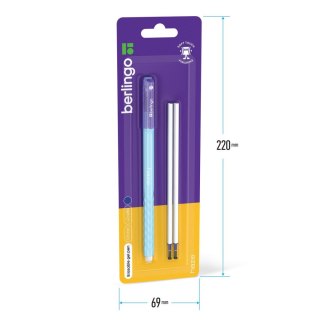 Długopis Haze wymazywalny wkład niebieski 0,5mm Berlingo (338374)