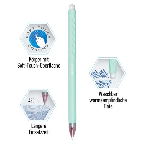 Długopis Haze wymazywalny wkład niebieski Berlingo (338376)