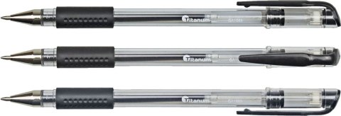 Długopis GA1030 wkład czarny 0,7mm Titanum (GA108900-AC)