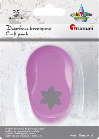 Dziurkacz ozdobny Craft-Fun Series 25mm kwiat Titanum (T-8810-125e)