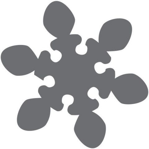 Dziurkacz ozdobny Craft-Fun Series 25mm płatek śniegu Titanum (T-8810-55)