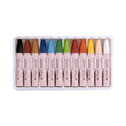 Pastele olejne Rexus The Sweet Pets 12 kol. Pastele olejne Rexus The Sweet Pets 12 kol.