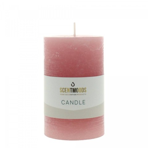 Świeca pieńkowa 6,3X10cm w kolorze Coral śr. 60mm Pavoncella (8720935401384)