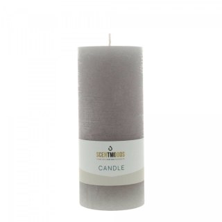 Świeca pieńkowa 6,3X15cm w kolorze Grey śr. 60mm Pavoncella (8720935401230)