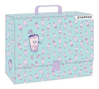 Teczka z szerokim grzbietem na klips BUBBLETEA A4 różne Starpak (559318)