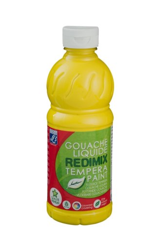 Farba tempera REDIMIX kolor: yellow 500ml 1 kolor. Lefranc&Bourgeois (188001)