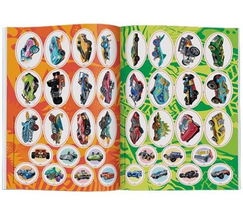 Książka dla dzieci Hot Wheels™. Naklejam i Koloruję Ameet (NAK 1601)