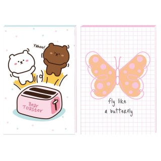 Notes (notatnik) A6 dziewczynka 30k. krata Beniamin