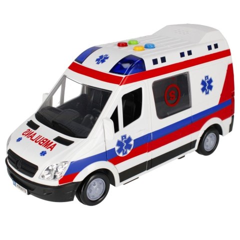 Ambulans 26cm światło i dźwięk Mega Creative (522124)