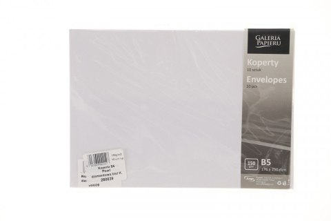Koperta pearl diamentowa biel B5 biała diamentowa Galeria Papieru (280039) 10 sztuk