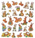 Naklejka (nalepka) Craft-Fun Series Zajączki Titanum (FH-017)