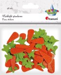 Naklejka (nalepka) Craft-Fun Series piankowe marchewki i natka Titanum (M-11)