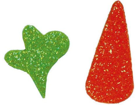 Naklejka (nalepka) Craft-Fun Series piankowe marchewki i natka Titanum (M-11)