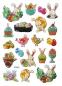 Naklejka (nalepka) Craft-Fun Series wypukłe Wielkanoc Titanum (TZJ004)