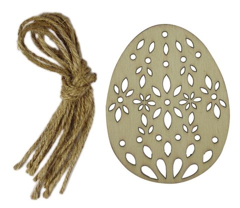 Ozdoba drewniana Craft-Fun Series Ażurowe jajka zawieszka Titanum (22MTL1006)