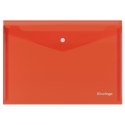 Teczka plastikowa na zatrzask A5 czerwony 200 mic. Berlingo (352660)